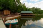 Private Dock with Paddle Boat and Jon Boat